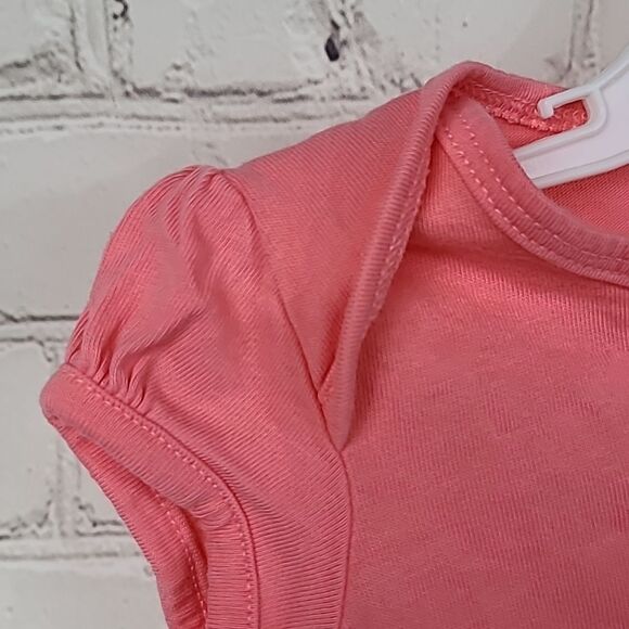 Adidas Infant 3M Pink Logo Short Sleeve Onesie Romper Sporty Baby Athlete Cotton - Picture 6 of 7